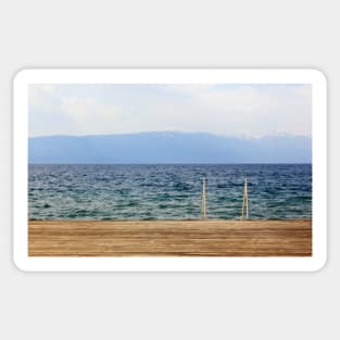 Blue-Ohrid Lake Sticker